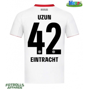 Eintracht Frankfurt Can Uzun #42 Bortatröja 2025-26 Kortärmad
